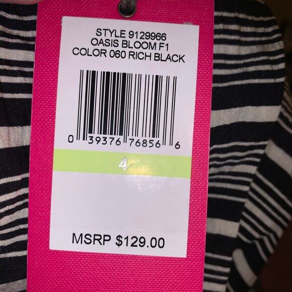 VINCE CAMUTO  Desert‎ Stripe Tie-front Dress. Size 4 - Picture 5 of 6